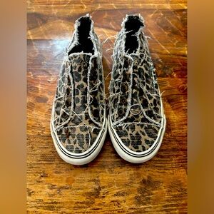 Blowfish Leopard Print Kids Sneakers